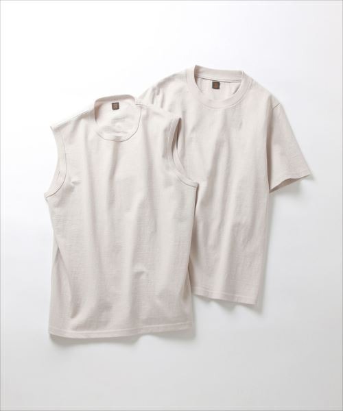 BATONER（バトナー）の「【BATONER for ADAM ET ROPE'】色別注PACK T-SHIRT(Tシャツ)（Tシャツ/カットソー・レディース・チャコールグレー/ホワイト系その他5/ブラウン系その他2・1）」の10枚目の写真