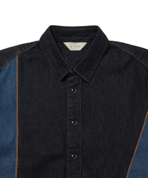 Jieda 19ss アシンメトリーシャツ Jieda（ジエダ）の「＜JieDa × monkey time＞ DNM ASMTRY SHT