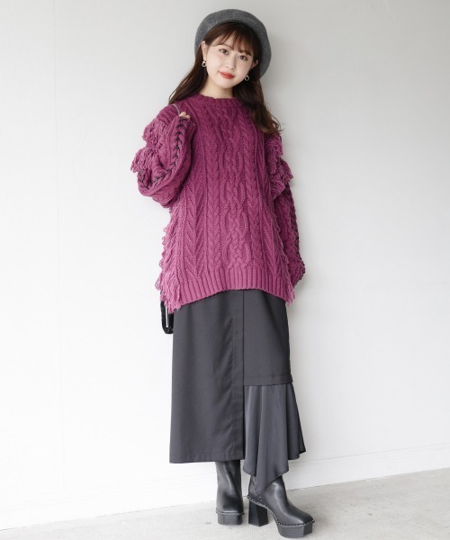 PAGEBOY（ページボーイ）の「フリンジデザインプルオーバー