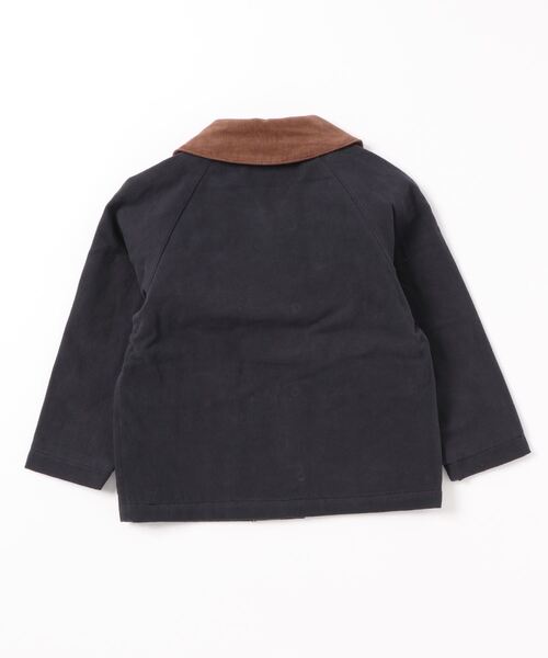 RUGGEDWORKS(ラゲッドワークス)の「ハンティングジャケット(ブルゾン・キッズ・ネイビー/ダークカーキ・100/110/120/130/140/150/90)」の4枚目の写真