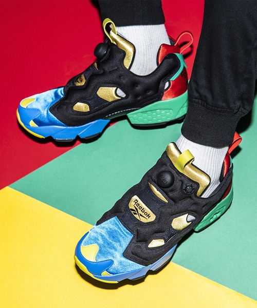 【極美品】リーボックインスタポンプフューリー25.5cスニーカーネイビー インスタポンプフューリー 95 ⁄ INSTAPUMP FURY 95 （スマッシュ