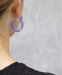 ANNIKA INEZ | 【ANNIKA INEZ / アニカイネズ】GLASSY HOOPS Pierce / ピアス(ピアス（両耳用）)