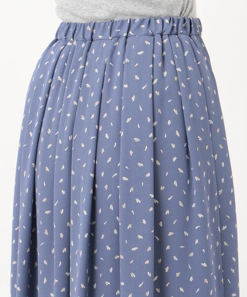 J.PRESS(ジェイプレス)の「【洗える】フェザージオメトリックプリント スカート(スカート・レディース・ネイビー系5/サックスブルー系5・11/9)」の10枚目の写真
