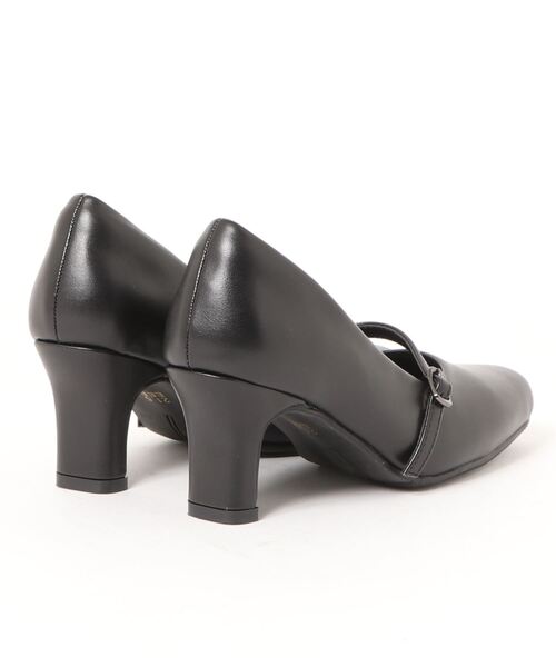 DULCIS REGALO（ドルキス レガロ）の「DulcisRegalo(ドルキスレガロ) 屈曲ソールストラップ付きリクルート パンプス （6.5cmヒール）（パンプス・レディース・ブラック・22/25/25.5/23/23.5/26/22.5/24/24.5/21.5）」の4枚目の写真