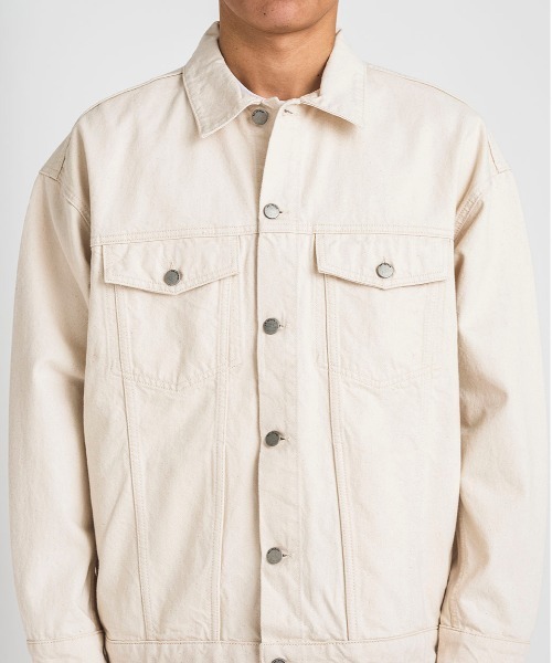 DR.DENIM（ドクターデニム）の「Eno Jacket/エノジャケット（デニムジャケット・メンズ・アイボリー・XS/S/L/M）」の2枚目の写真