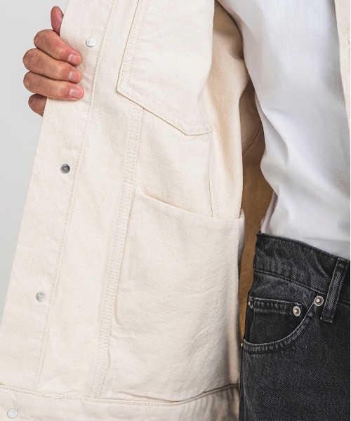 DR.DENIM（ドクターデニム）の「Eno Jacket/エノジャケット（デニムジャケット・メンズ・アイボリー・XS/S/L/M）」の12枚目の写真