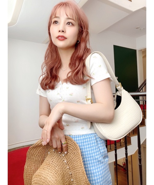 jumelle（ジュメロ）の「クリームフラワーT（Tシャツ/カットソー・レディース・クリーム/ホワイト・MEDIUM/SMALL）」の17枚目の写真