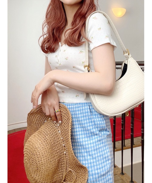 jumelle（ジュメロ）の「クリームフラワーT（Tシャツ/カットソー・レディース・クリーム/ホワイト・MEDIUM/SMALL）」の18枚目の写真