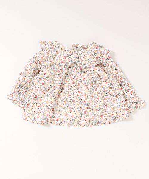 StompStamp（ストンプスタンプ）の「Coquette コケット　C231000 ﾋﾞｯｸ襟ﾌﾞﾗｳｽ（シャツ/ブラウス・キッズ・ホワイト・100cm/120cm/90cm/130cm/80ｃｍ/110cm）」の8枚目の写真