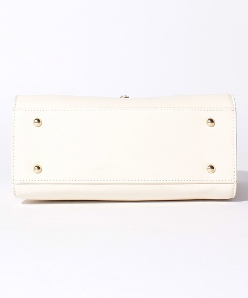 Pi（ピーアイ）の「スネーク型押し２WAYバッグ（ショルダーバッグ・レディース・ホワイト/ブラック/ピンク・FREE）」の6枚目の写真