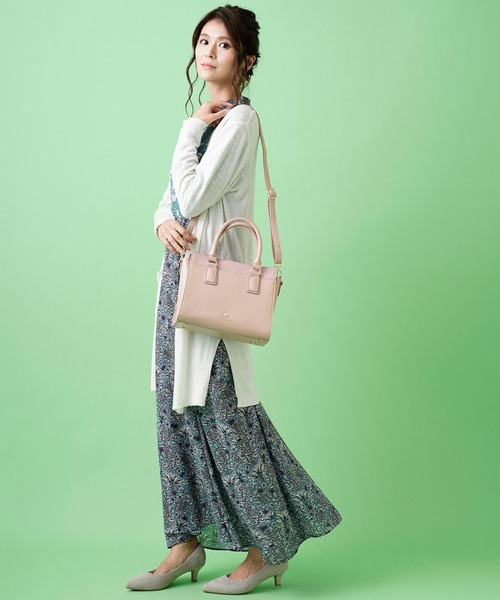 Pi（ピーアイ）の「スネーク型押し２WAYバッグ（ショルダーバッグ・レディース・ホワイト/ブラック/ピンク・FREE）」の18枚目の写真