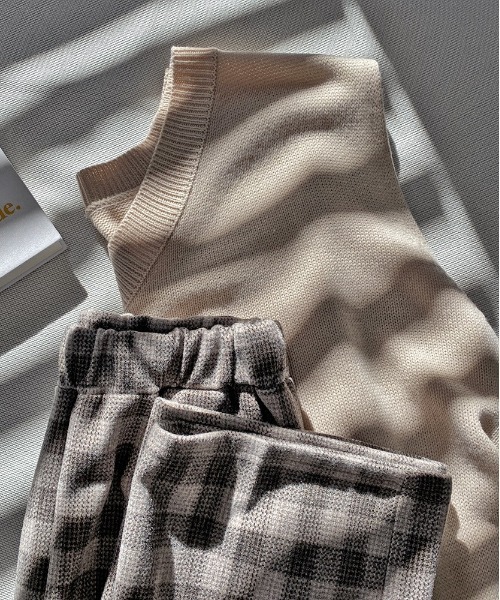 HOTPING（ホッピン）の「HOTPING サイドスリットVネックベスト（ベスト・レディース・アイボリー/ベージュ/ネイビー・FREE）」の16枚目の写真