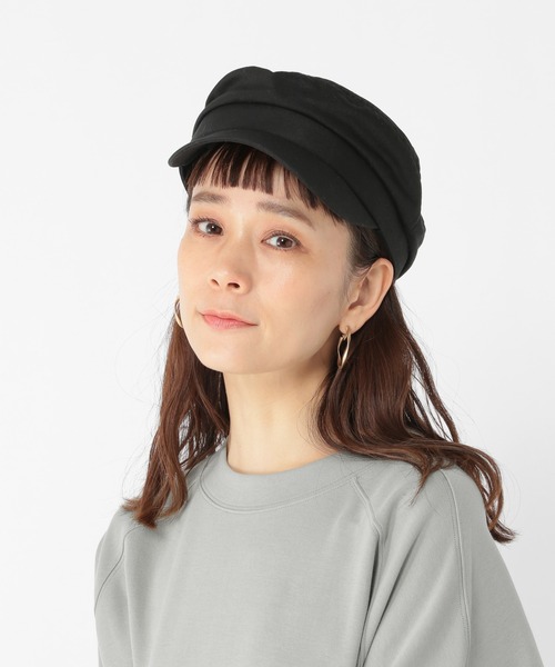 studio CLIP(スタディオクリップ)の「万能マリンキャスケット(キャスケット・レディース・アイボリー/ベージュ/ブラック・FREE)」の2枚目の写真