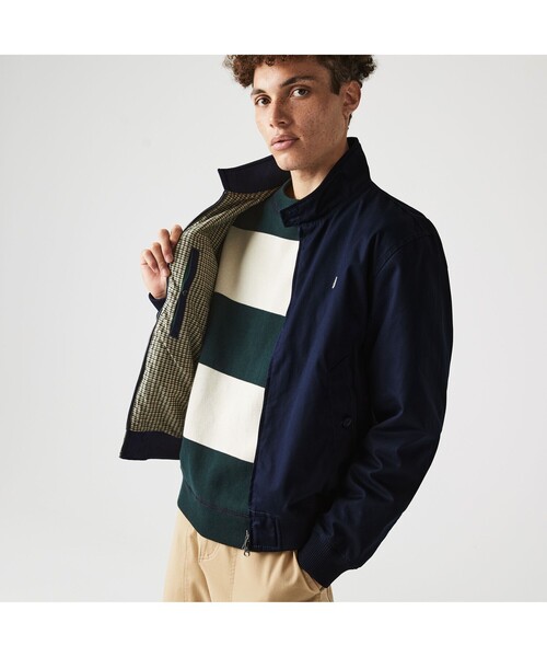LACOSTE（ラコステ）の「スイングトップジャケット（ブルゾン・メンズ・アイボリー/ブラック/ネイビー・46/48/50/52）」の8枚目の写真