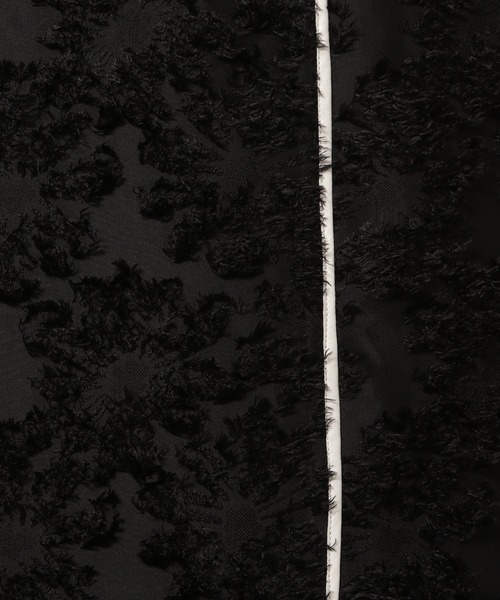 PAGEBOY（ページボーイ）の「レースジャガードパイピングスカート（スカート・レディース・ブラック/グレイッシュベージュ・FREE）」の6枚目の写真