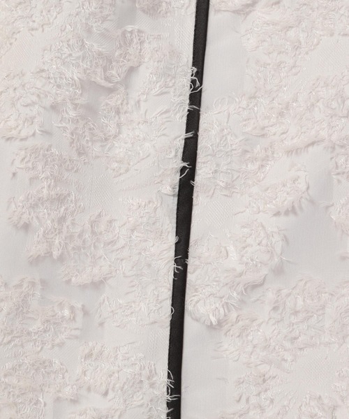 PAGEBOY（ページボーイ）の「レースジャガードパイピングスカート（スカート・レディース・ブラック/グレイッシュベージュ・FREE）」の8枚目の写真