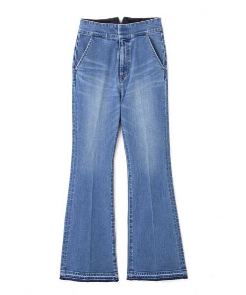 JILL STUART(ジルスチュアート)の「《Exclusive Line》ハイウエストフレアパンツ(デニムパンツ・レディース・ピンク/ブルー・0/2)」の16枚目の写真
