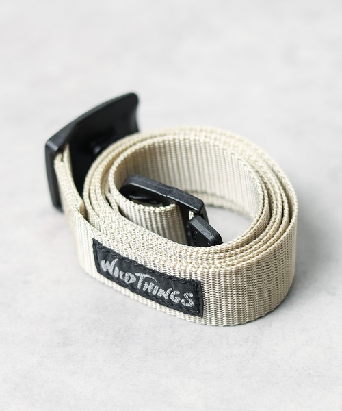 WILD THINGS(ワイルドシングス)の「【WILD THINGS】PP WEBBING BELT(ベルト・レディース・ブラック/パープル/ブルー/グリーン/イエロー/ピンク/グレー/ネイビー/オリーブ/サンドベージュ/ダークグリーン・FREE)」の4枚目の写真