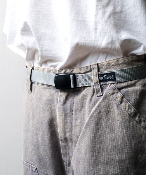 WILD THINGS(ワイルドシングス)の「【WILD THINGS】PP WEBBING BELT(ベルト・レディース・ブラック/パープル/ブルー/グリーン/イエロー/ピンク/グレー/ネイビー/オリーブ/サンドベージュ/ダークグリーン・FREE)」の22枚目の写真