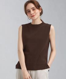 green label relaxing | [ 手洗い可能 ] CS ソウバリ バックボタン ノースリーブ プルオーバー ニット(ニット/セーター)