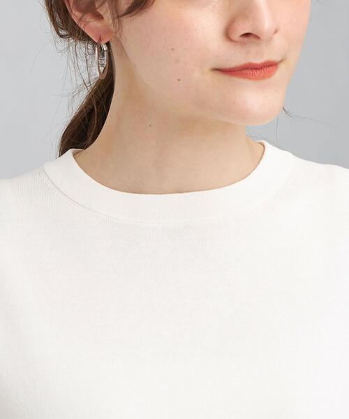 green label relaxing（グリーンレーベルリラクシング）の「[ 手洗い可能 ] CS ソウバリ バックボタン ノースリーブ プルオーバー ニット（ニット/セーター・レディース・ホワイト/ピンク/ブラウン・FREE）」の20枚目の写真