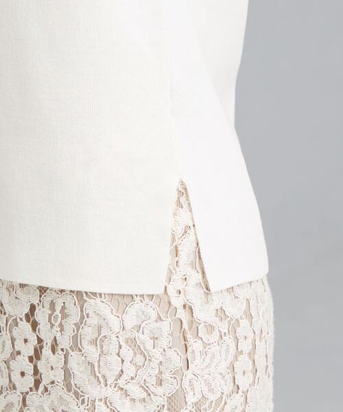 green label relaxing（グリーンレーベルリラクシング）の「[ 手洗い可能 ] CS ソウバリ バックボタン ノースリーブ プルオーバー ニット（ニット/セーター・レディース・ホワイト/ピンク/ブラウン・FREE）」の16枚目の写真