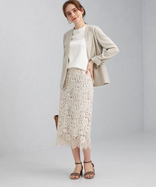 green label relaxing（グリーンレーベルリラクシング）の「[ 手洗い可能 ] CS ソウバリ バックボタン ノースリーブ プルオーバー ニット（ニット/セーター・レディース・ホワイト/ピンク/ブラウン・FREE）」の21枚目の写真