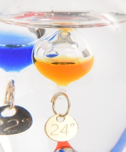 BIRTHDAY BAR（バースデイバー）の「ガラスフロート 温度計  電球（インテリア雑貨・レディース・クリア・フリー）」の5枚目の写真