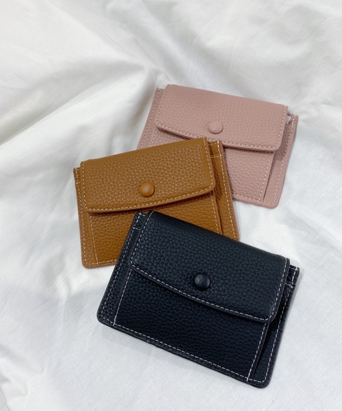 CLEA(クレア)の「フラップPUカードコインケース(カードケース・レディース・ブラック/ブラウン/ピンク/グレー・FREE)」の8枚目の写真