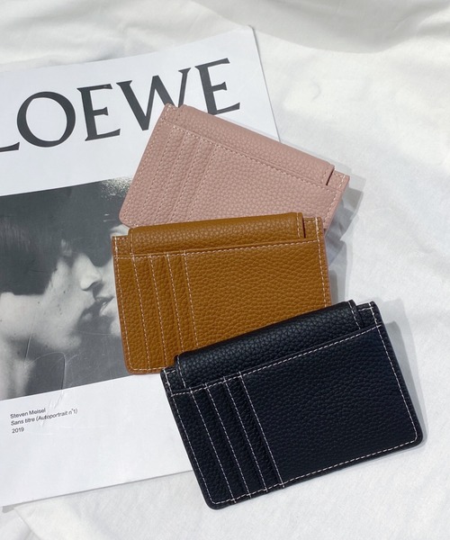 CLEA(クレア)の「フラップPUカードコインケース(カードケース・レディース・ブラック/ブラウン/ピンク/グレー・FREE)」の6枚目の写真