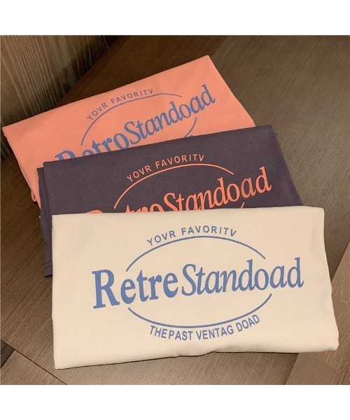 DEVICE(デバイス)の「ビッグシルエット ルーズ シンプル ロゴ オーバーサイズ 半袖 Tシャツ(Tシャツ/カットソー・レディース・ホワイト/グレー/ピンク・FREE)」の14枚目の写真