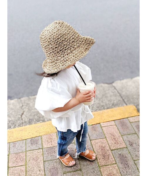 Ungrid（アングリッド）の「Kids ショルダータックブラウス（シャツ/ブラウス・キッズ・オフホワイト/ブラック/グリーン系その他・100/120）」の17枚目の写真