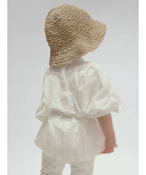 Ungrid（アングリッド）の「Kids ショルダータックブラウス（シャツ/ブラウス・キッズ・オフホワイト/ブラック/グリーン系その他・100/120）」の5枚目の写真