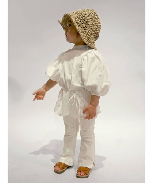 Ungrid（アングリッド）の「Kids ショルダータックブラウス（シャツ/ブラウス・キッズ・オフホワイト/ブラック/グリーン系その他・100/120）」の15枚目の写真