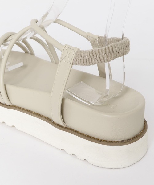 URBAN RESEARCH Sonny Label（アーバンリサーチサニーレーベル）の「プラットフォームチューブサンダル（サンダル・レディース・ブラック/グレー系その他・MEDIUM/SMALL/LARGE）」の9枚目の写真