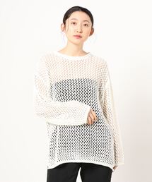 Per sist ence | Per sist ence/パーシエンス 透かし編みチュニック(ニット/セーター)