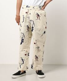 【Revo.】ペイントタッチパターンイージーパンツ/メンズ