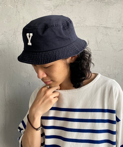 INFIELDER DESIGN（インフィールダーデザイン）の「[INFIELDER DESIGN/インフィールダーデザイン] 別注 ベースボール バケットハット（ハット・メンズ・ブルー/ベージュ/ブラウン/ネイビー/ブラック・F）」の4枚目の写真