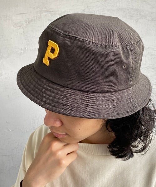 INFIELDER DESIGN（インフィールダーデザイン）の「[INFIELDER DESIGN/インフィールダーデザイン] 別注 ベースボール バケットハット（ハット・メンズ・ブルー/ベージュ/ブラウン/ネイビー/ブラック・F）」の3枚目の写真