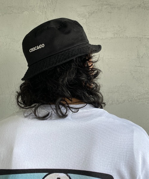 INFIELDER DESIGN（インフィールダーデザイン）の「[INFIELDER DESIGN/インフィールダーデザイン] 別注 ベースボール バケットハット（ハット・メンズ・ブルー/ベージュ/ブラウン/ネイビー/ブラック・F）」の2枚目の写真