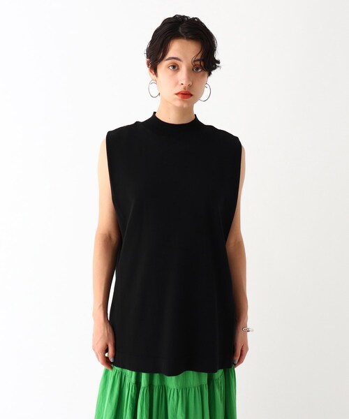 OPAQUE.CLIP（オペークドットクリップ）の「◆タックフレンチスリーブニット【WEB限定カラー・サイズ】（ニット/セーター・レディース・ブラック/サンドベージュ/ガンメタ/ホワイト系/オリーブ系3・38/40/42）」の15枚目の写真