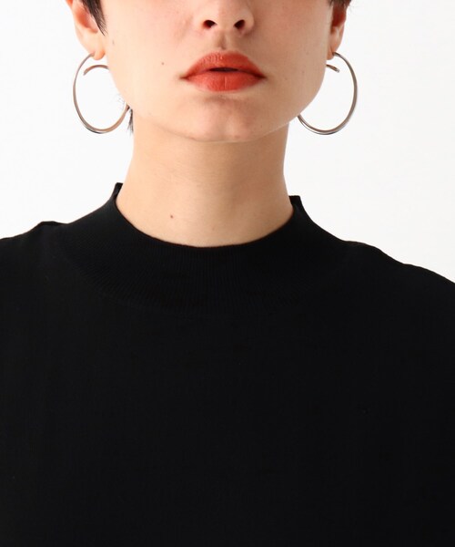 OPAQUE.CLIP（オペークドットクリップ）の「◆タックフレンチスリーブニット【WEB限定カラー・サイズ】（ニット/セーター・レディース・ブラック/サンドベージュ/ガンメタ/ホワイト系/オリーブ系3・38/40/42）」の18枚目の写真