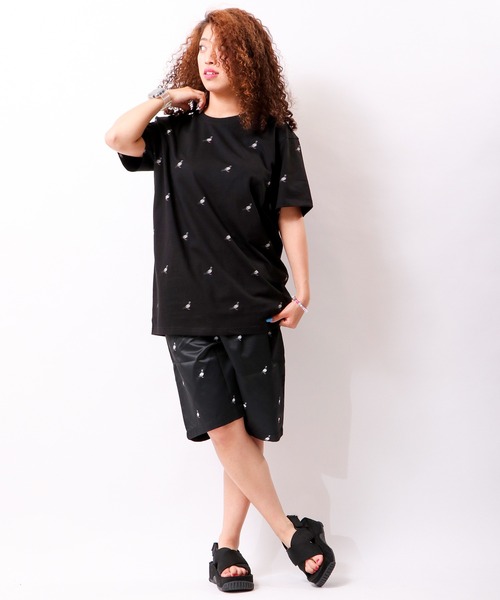 staple（ステイプル）の「【STAPLE】プリント半袖Tシャツ（Tシャツ/カットソー・メンズ・ブラック/ホワイト・XL/M/L/2XL）」の13枚目の写真