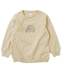 devirock（デビロック）の「綿100％ デビラボ プリント裏毛トレーナー（スウェット・キッズ）」