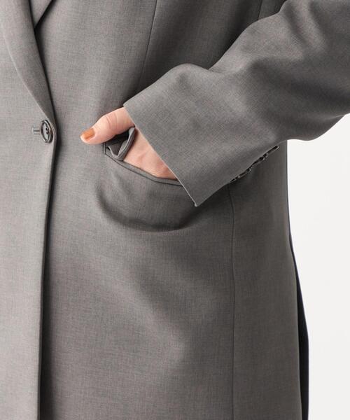 CITEN（シテン）の「＜CITEN（シテン）＞ルーズロング ジャケット（テーラードジャケット・レディース・グレー・FREE）」の10枚目の写真