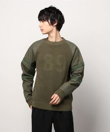 G-STAR | WOVEN MIX KNITTED SWEATER/セーター(ニット/セーター)