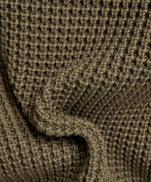 G-STAR（ジースター）の「WOVEN MIX KNITTED SWEATER/ロゴ/セーター（ニット/セーター・メンズ・オリーブ/ダークブラック・SMALL/X-SMALL/X-LARGE/LARGE/MEDIUM）」の21枚目の写真