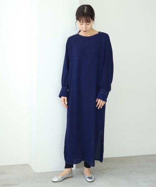 cardo fabrica(カルドファブリカ)の「◇オーガニックWガーゼ レギンス(レギンス/スパッツ・レディース・ブラック/キナリ/オレンジ・FREE)」の7枚目の写真
