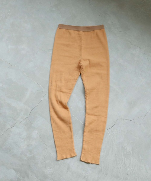 cardo fabrica(カルドファブリカ)の「◇オーガニックWガーゼ レギンス(レギンス/スパッツ・レディース・ブラック/キナリ/オレンジ・FREE)」の10枚目の写真