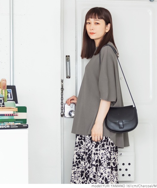 coca(coca)(コカ)の「ラフワッフルモモンガトップス(Tシャツ/カットソー・レディース・ブラック/チャコールグレー・M/L)」の8枚目の写真